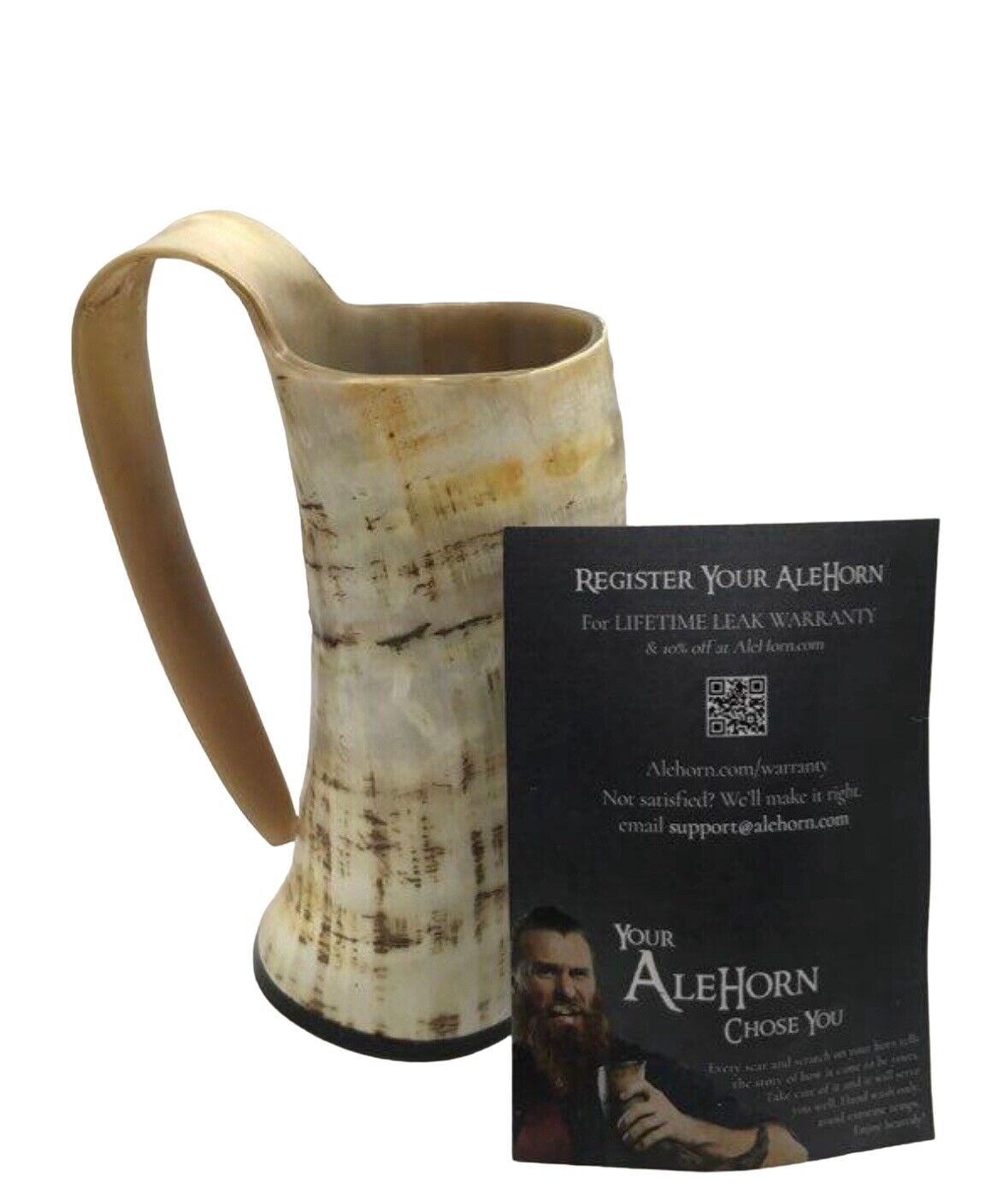 - The Original Handcrafted Authentic AleHorn 16oz Drink Like A Viking Man Cave