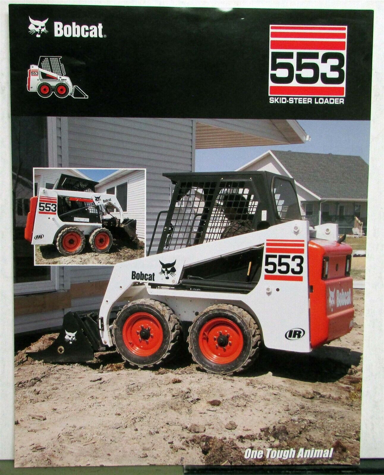 1999 Bobcat Skid Steer Loader 553 Construction Specs Sales Data Sheet