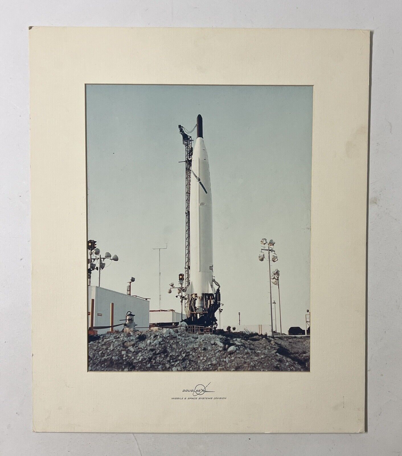 ORIGINAL Douglas Employee Owned Thor Burner Satellite Rocket Photograph Print