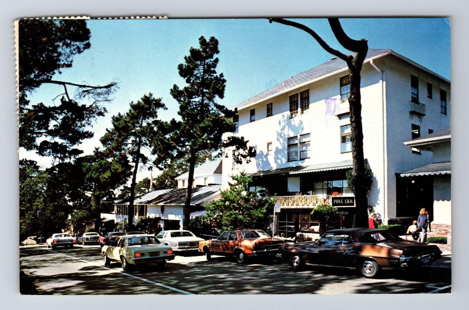 Carmel CA-California, Ocean Avenue, Restaurants, Store, c1981 Vintage Postcard