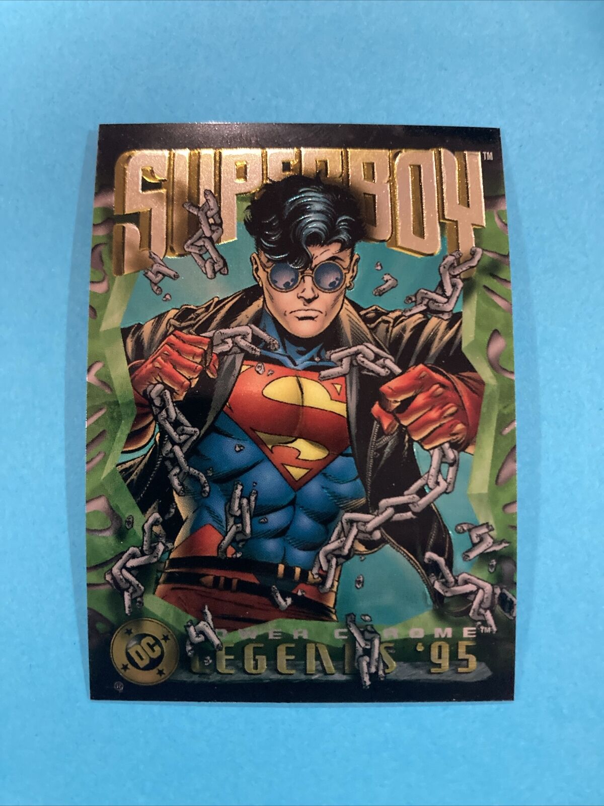 1995 SkyBox DC Legends Power Chrome Super Boy #21 Card