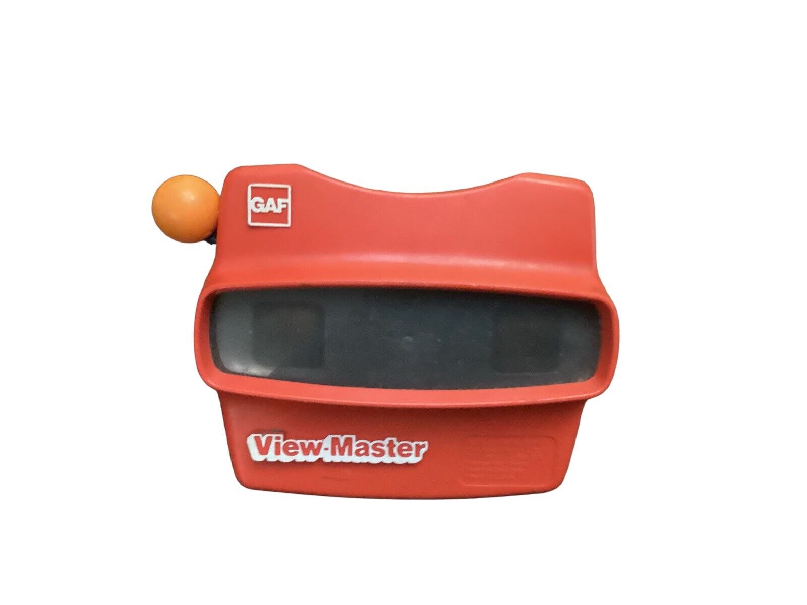 Vintage 1980’s classic red viewmaster 3d viewer GAF 