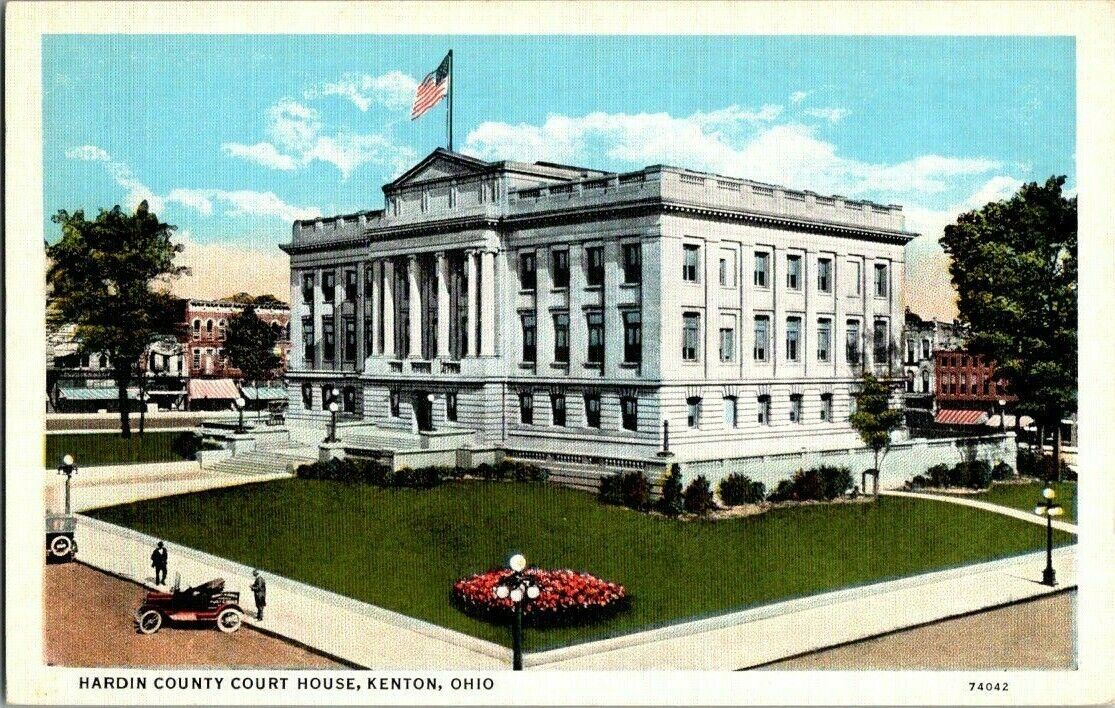 1930\'S. KENTON, OH. COURT HOUSE. POSTCARD JJ7