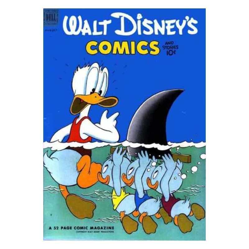 Walt Disney\'s Comics and Stories #143 in VG minus condition. Dell comics [g^