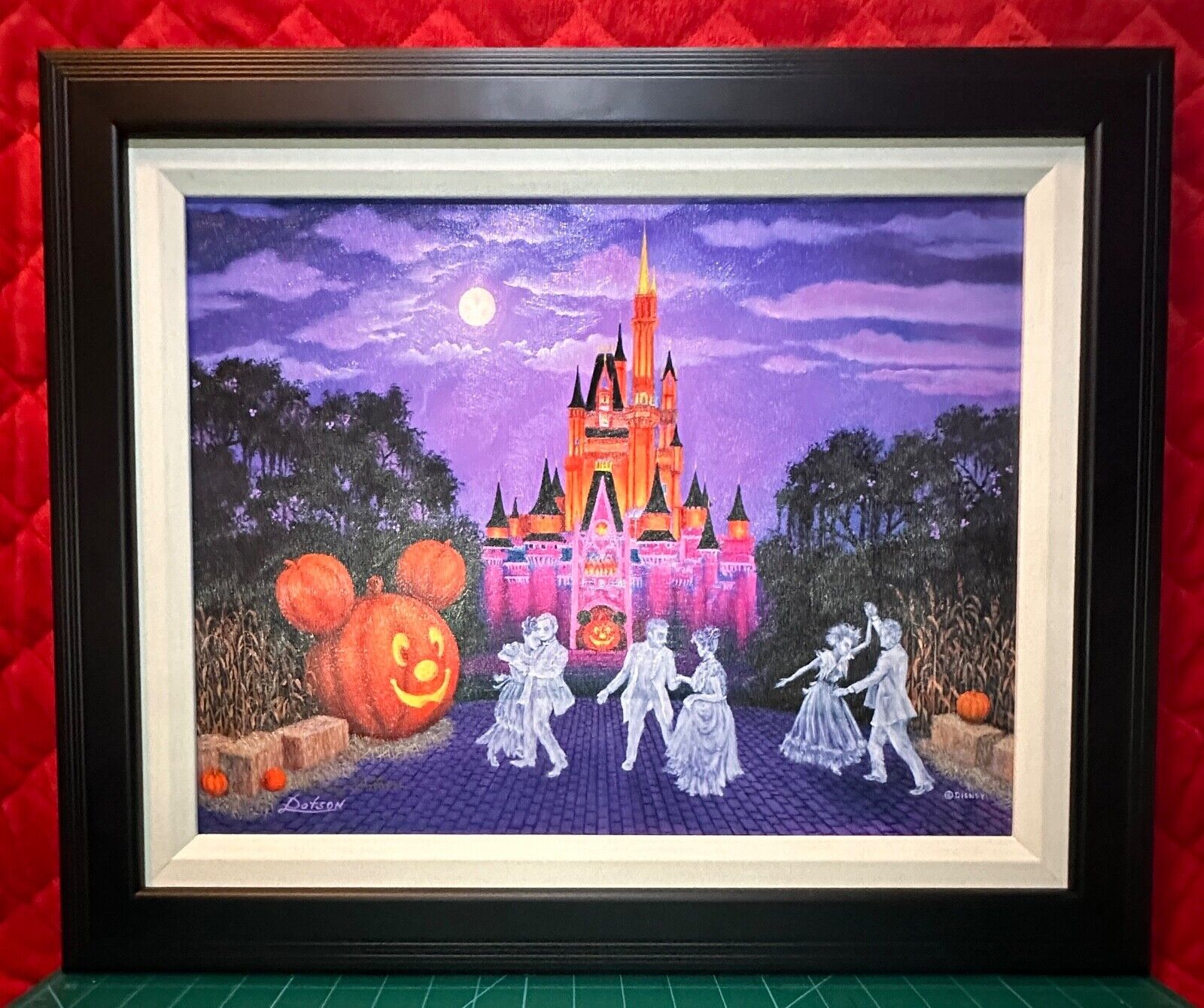 Halloween at Disney's Magic Kingdom print by Larry Dotson LE COA Signed 2015