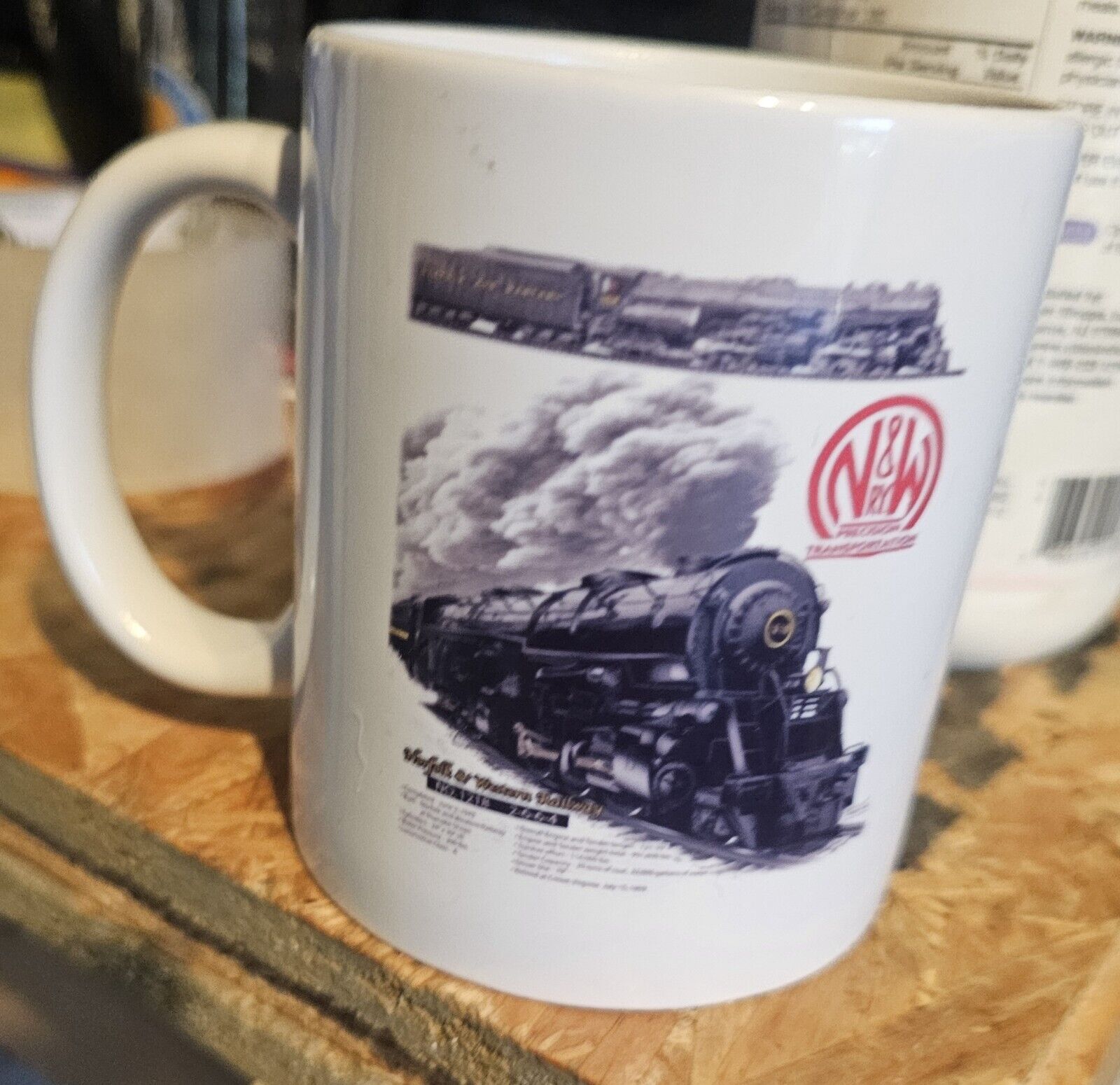 Vintage Railroad Train Mug