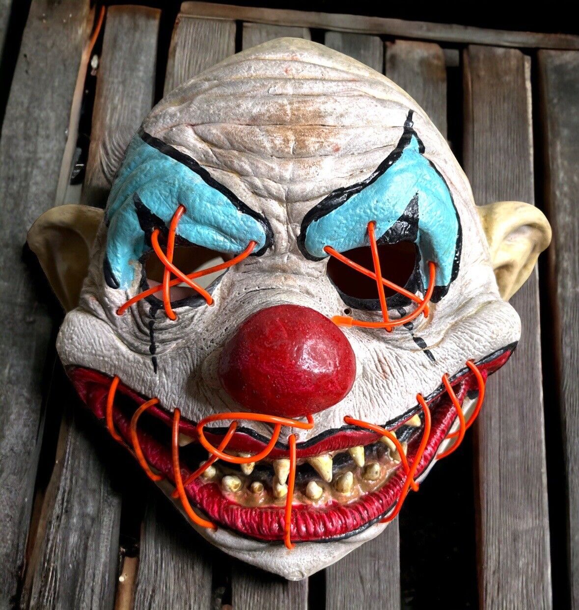 Scary Halloween Killer Clown mask latex Purge Customized quality costume
