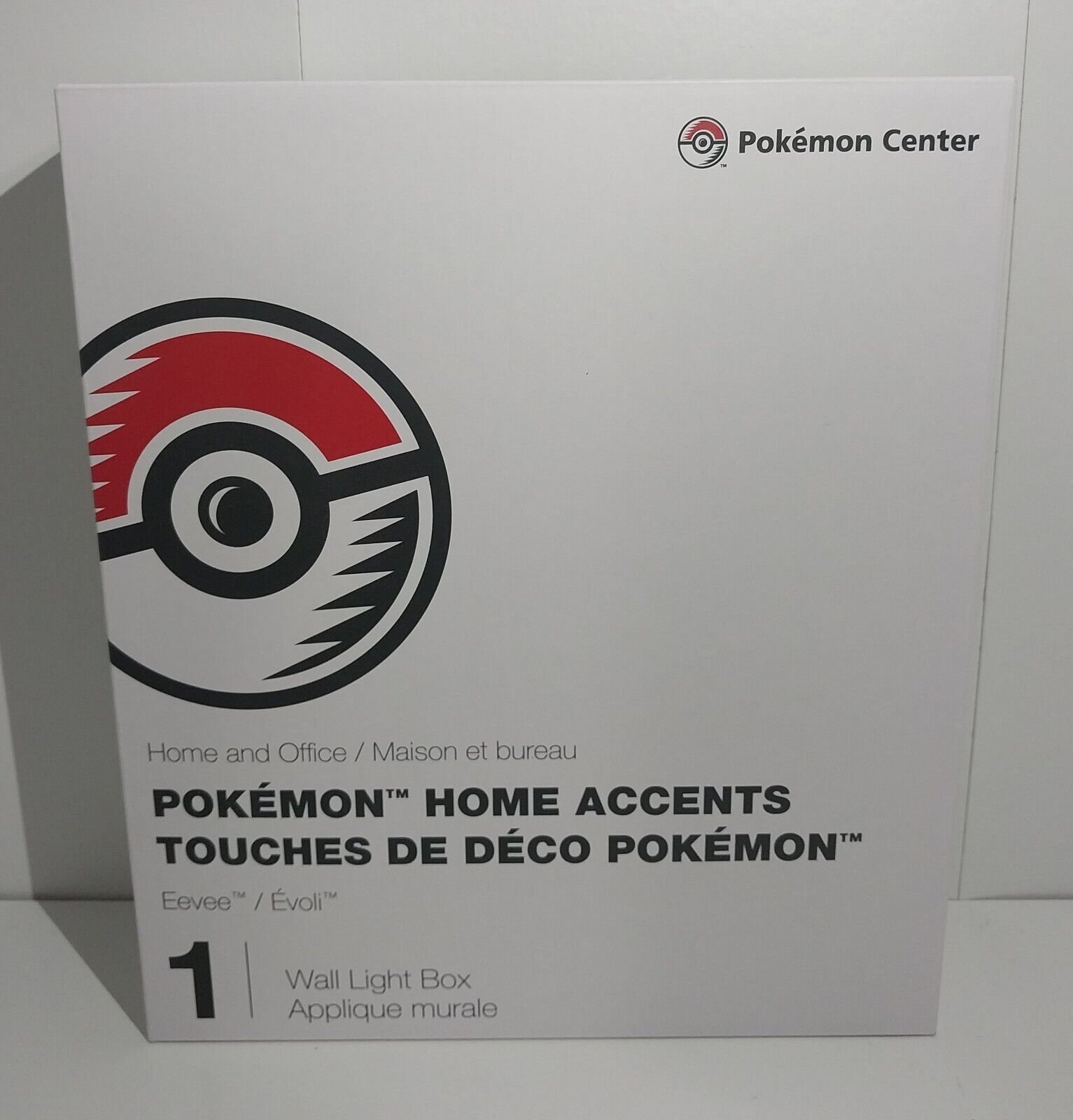 Pokémon Center Original Eevee Pokémon Home Accents Wall Light Box