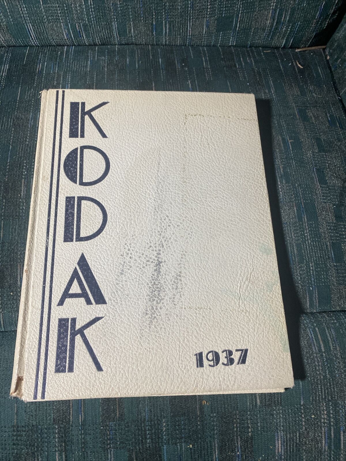 Vintage Kodak 1937 Eau Claire Senior High School Eau Claire WIsconsin Yearbook