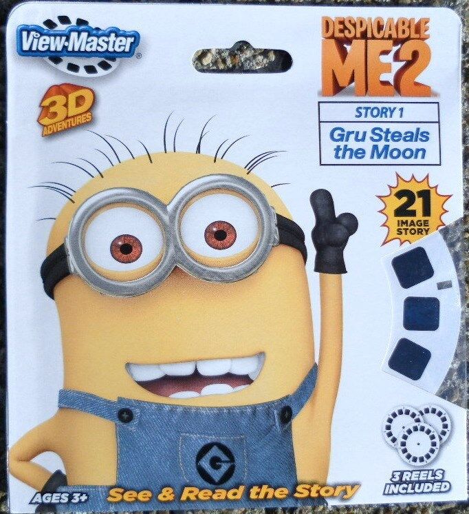 NEW ~ DESPICABLE ME2  ~ 3D VIEW-MASTER REELS ~ 3pk