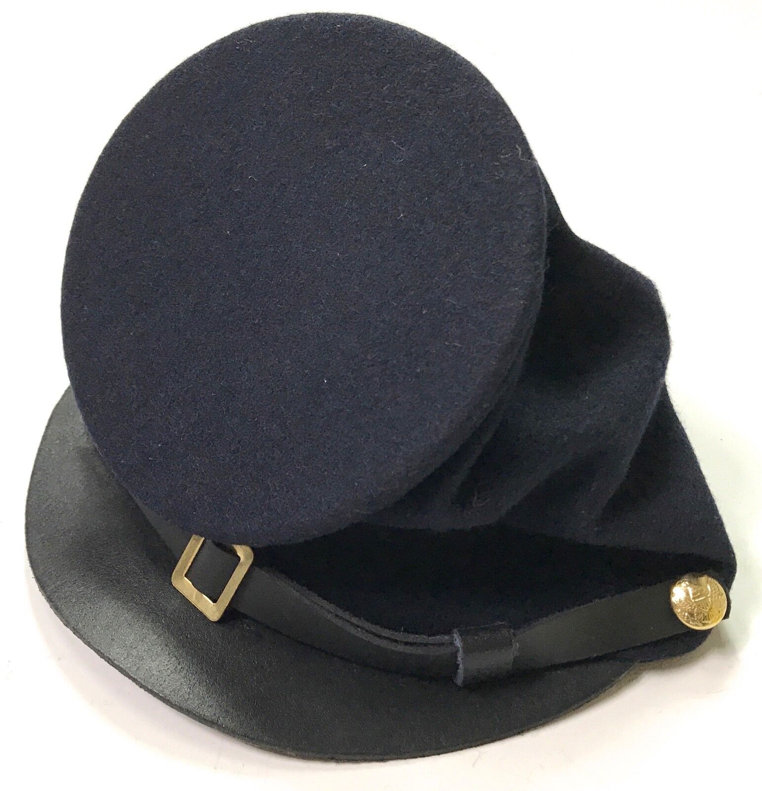 CIVIL WAR US UNION BLUE WOOL ENLISTED KEPI FORAGE CAP HAT-2XLARGE