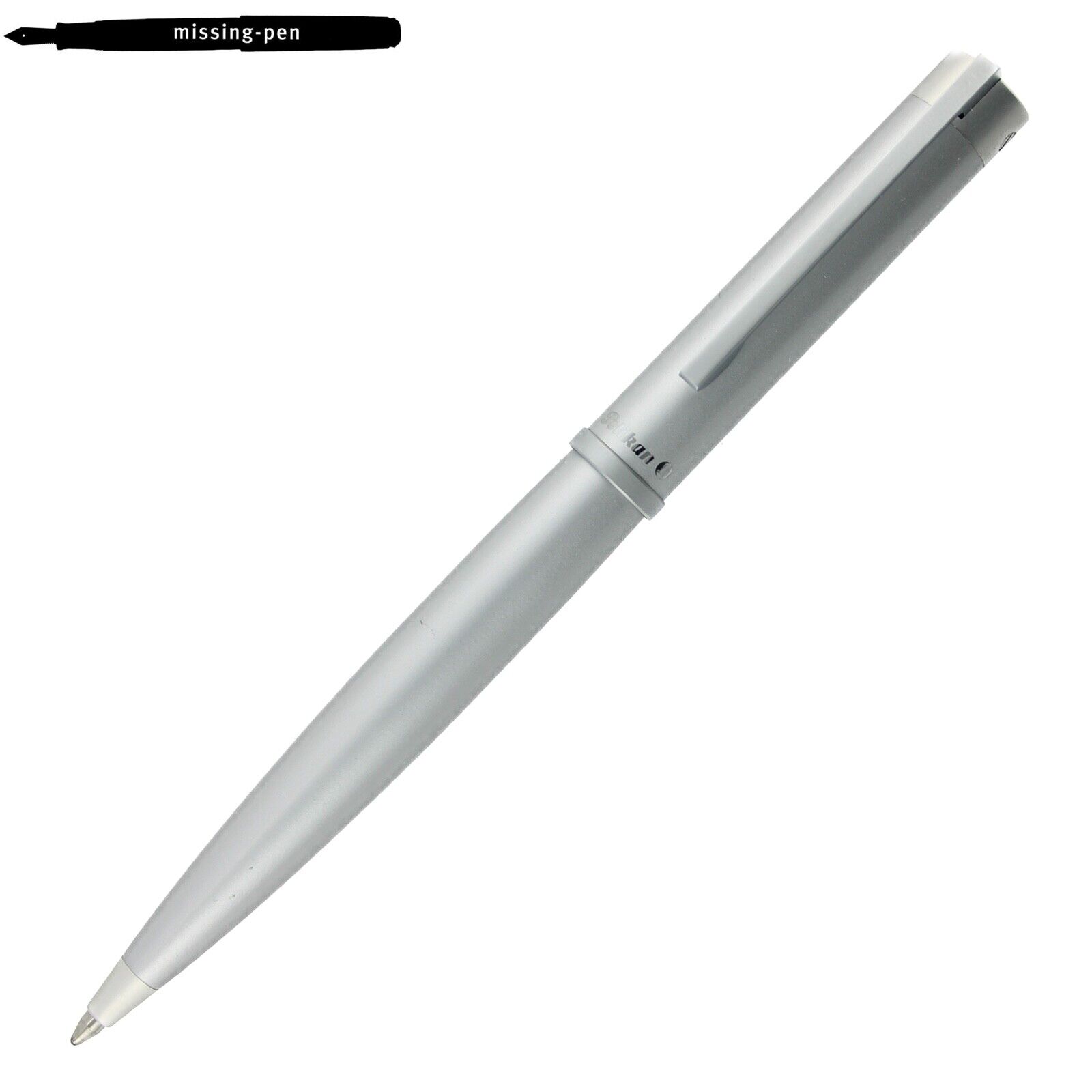 Pelikan K99 Technixx Twist Ballpoint Pen in Stainless Steel Silver (2001 - 2006)
