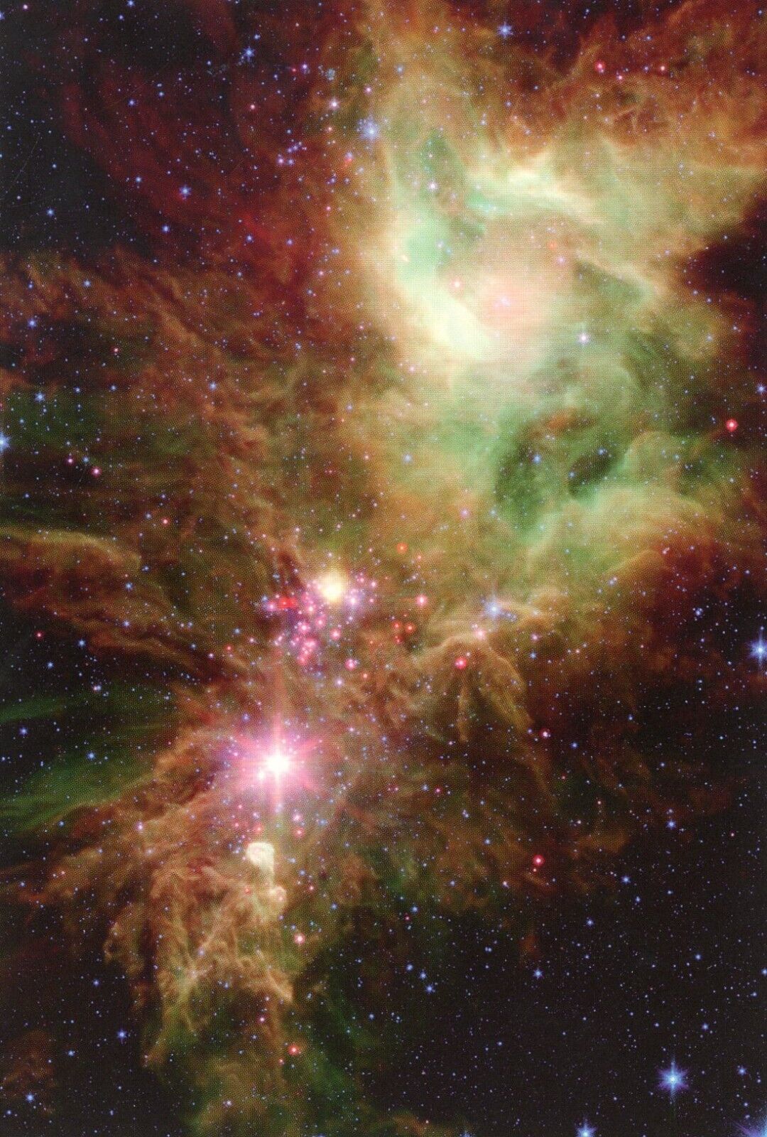 Stellar Snowflake Cluster, NASA Photo --POSTCARD