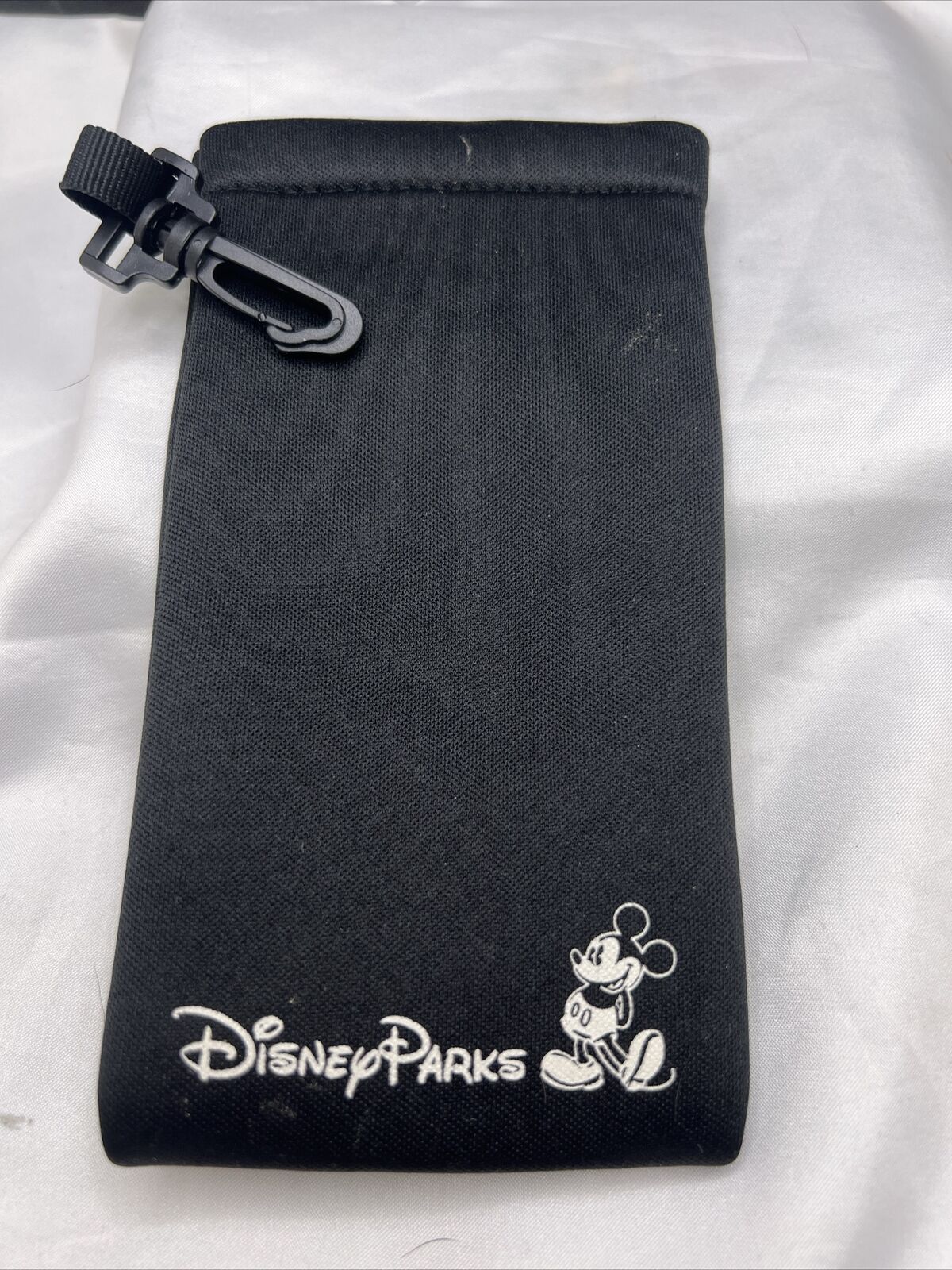 Disney Parks Mickey Mouse Classic Sunglasses Case Neoprene  Black