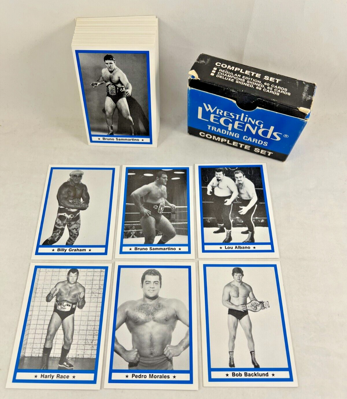 WRESTLING LEGENDS WWF NWA WWE (Imagine 1991) Complete Boxed Trading Card Set 60