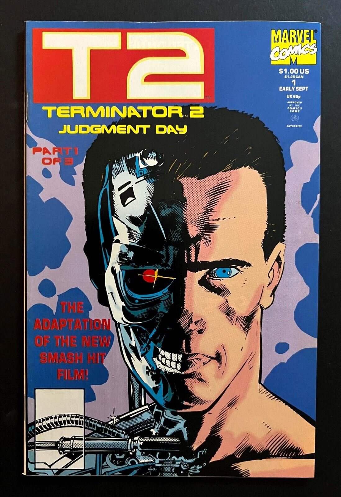 Terminator 2: Judgement Day #1 Arnold Schwarzenegger Marvel 1991