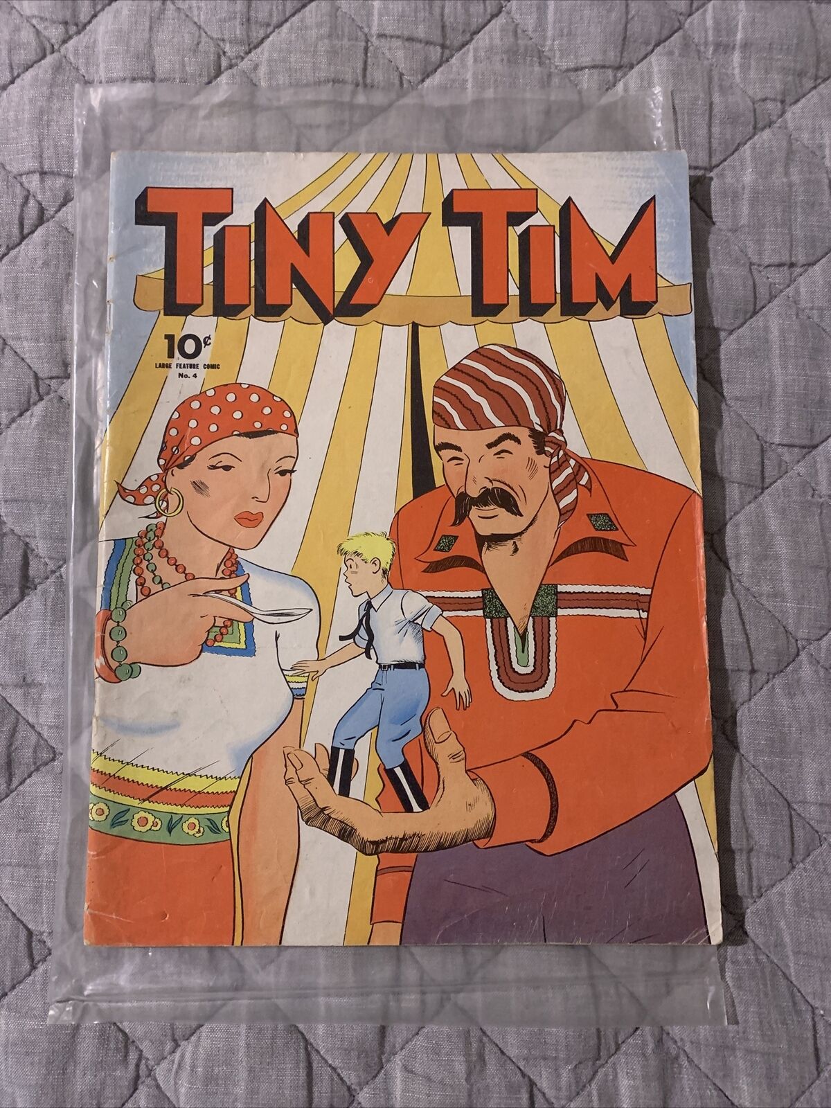 LARGE FEATURE COMIC # 4 - TINY TIM -  FROM 1941 