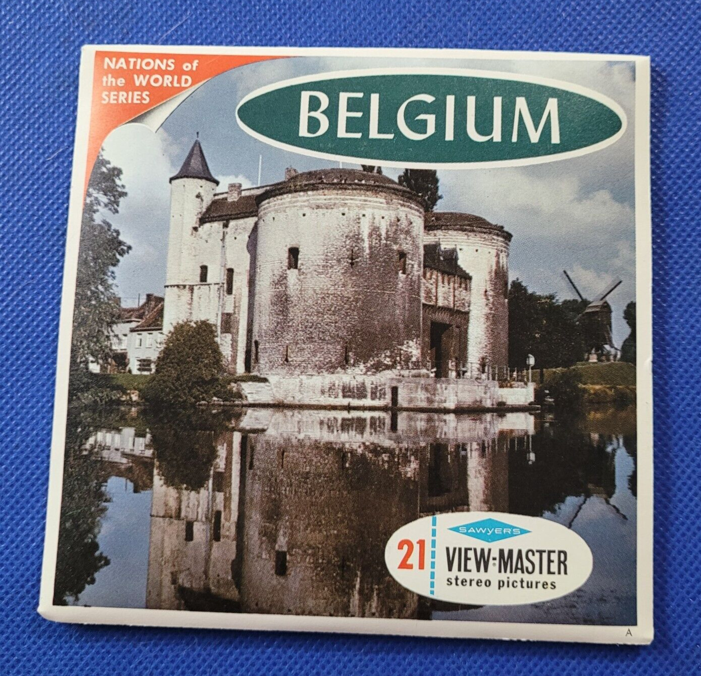 Vintage Sawyer\'s B188 World Travel Belgium Nations view-master 3 Reels Packet