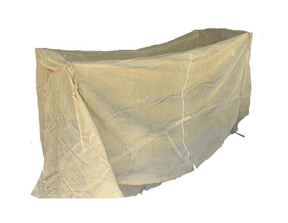 Unused Khaki WWII genuine US military  mosquito net world war 2 1943 date