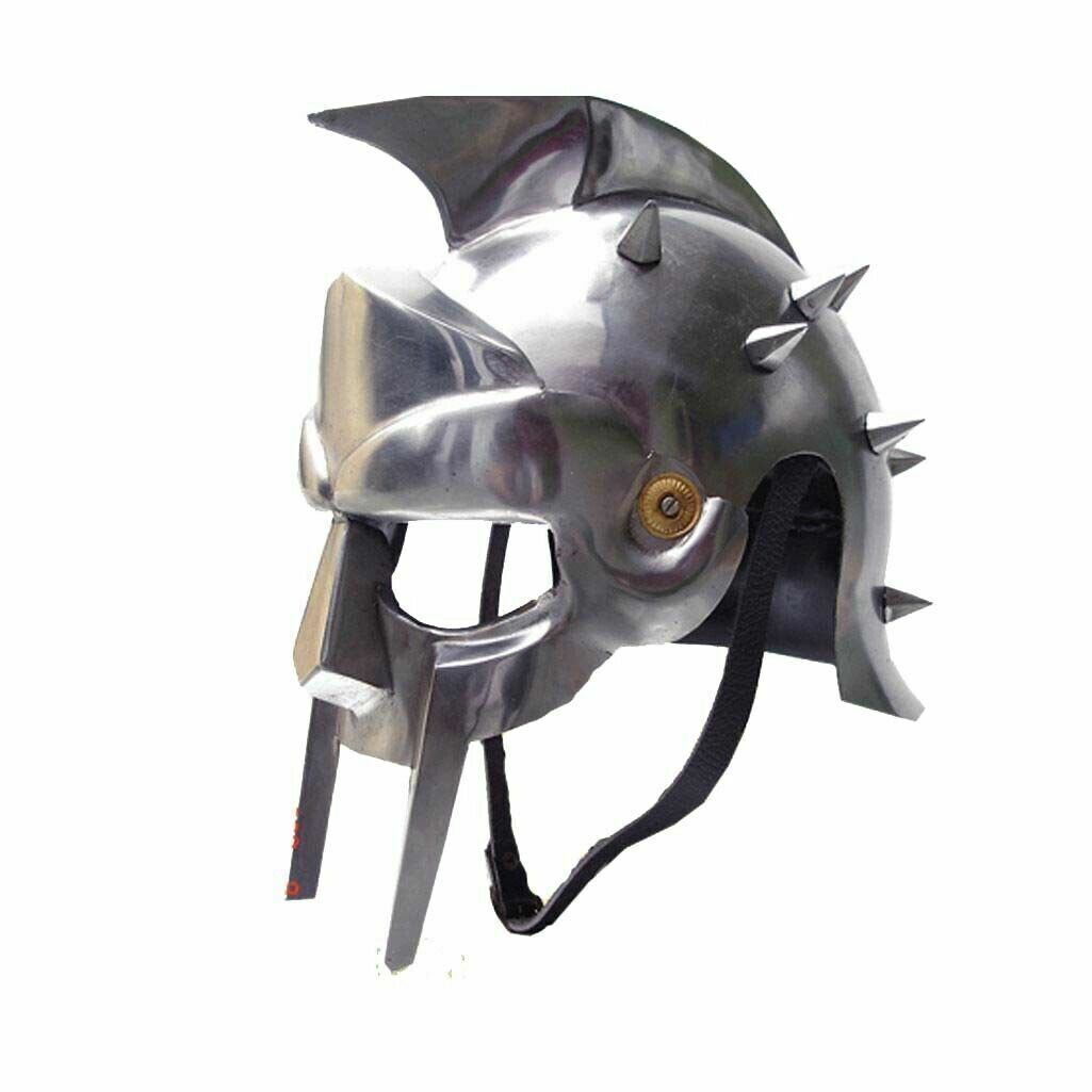Fully Wearable Gladiator Movie Helmet Roman Arena Knight Maximus Armour Helmet