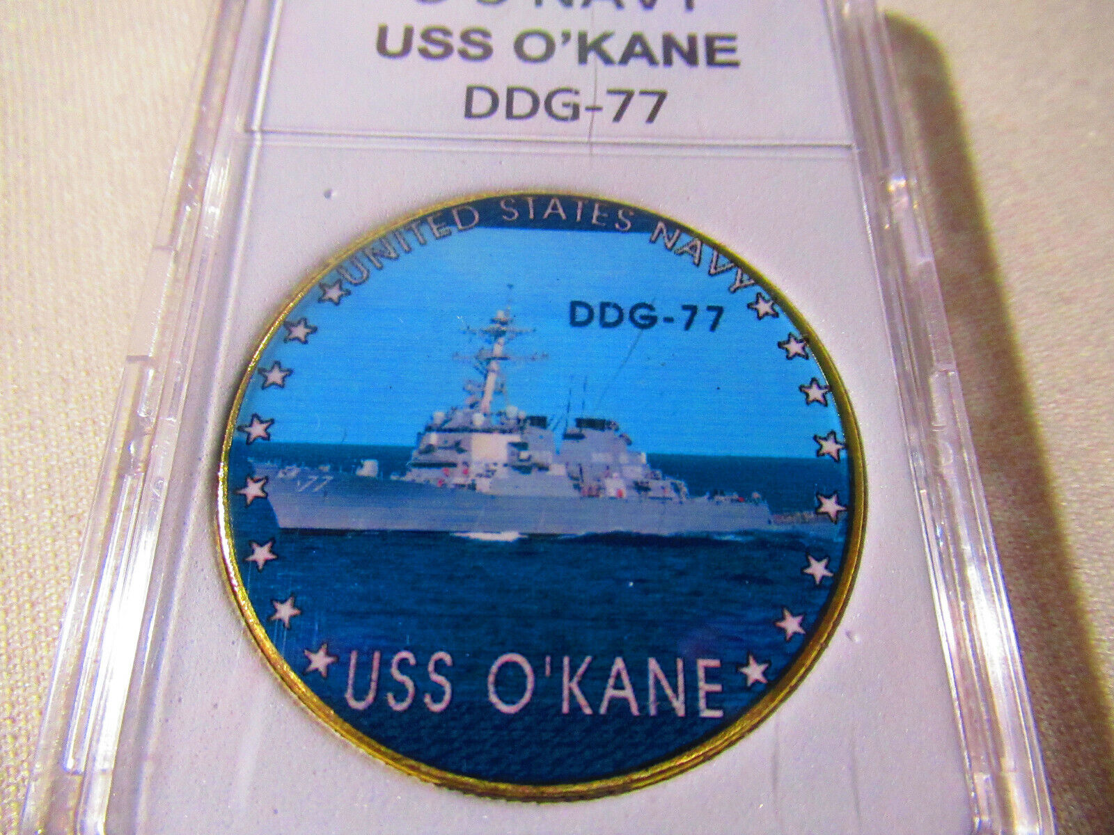 US NAVY - USS O'KANE (DDG-77) Challenge Coin