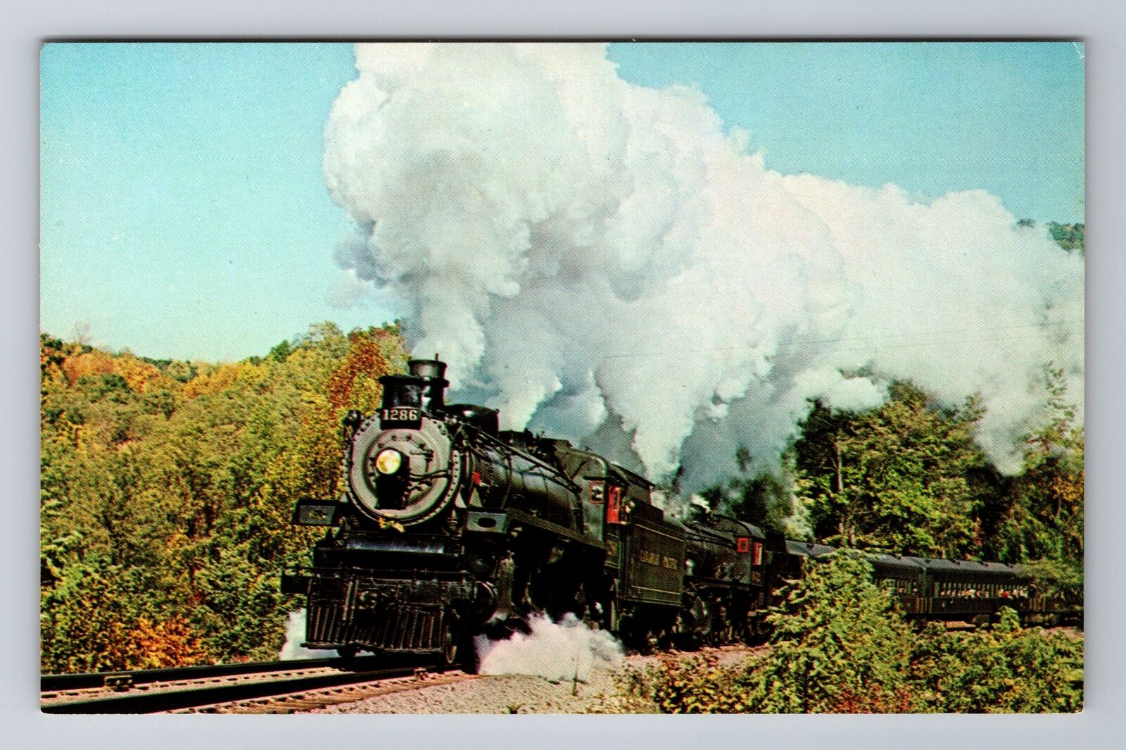Jacks Mountain PA-Pennsylvania, Canadian Pacific 1286 Train, Vintage Postcard