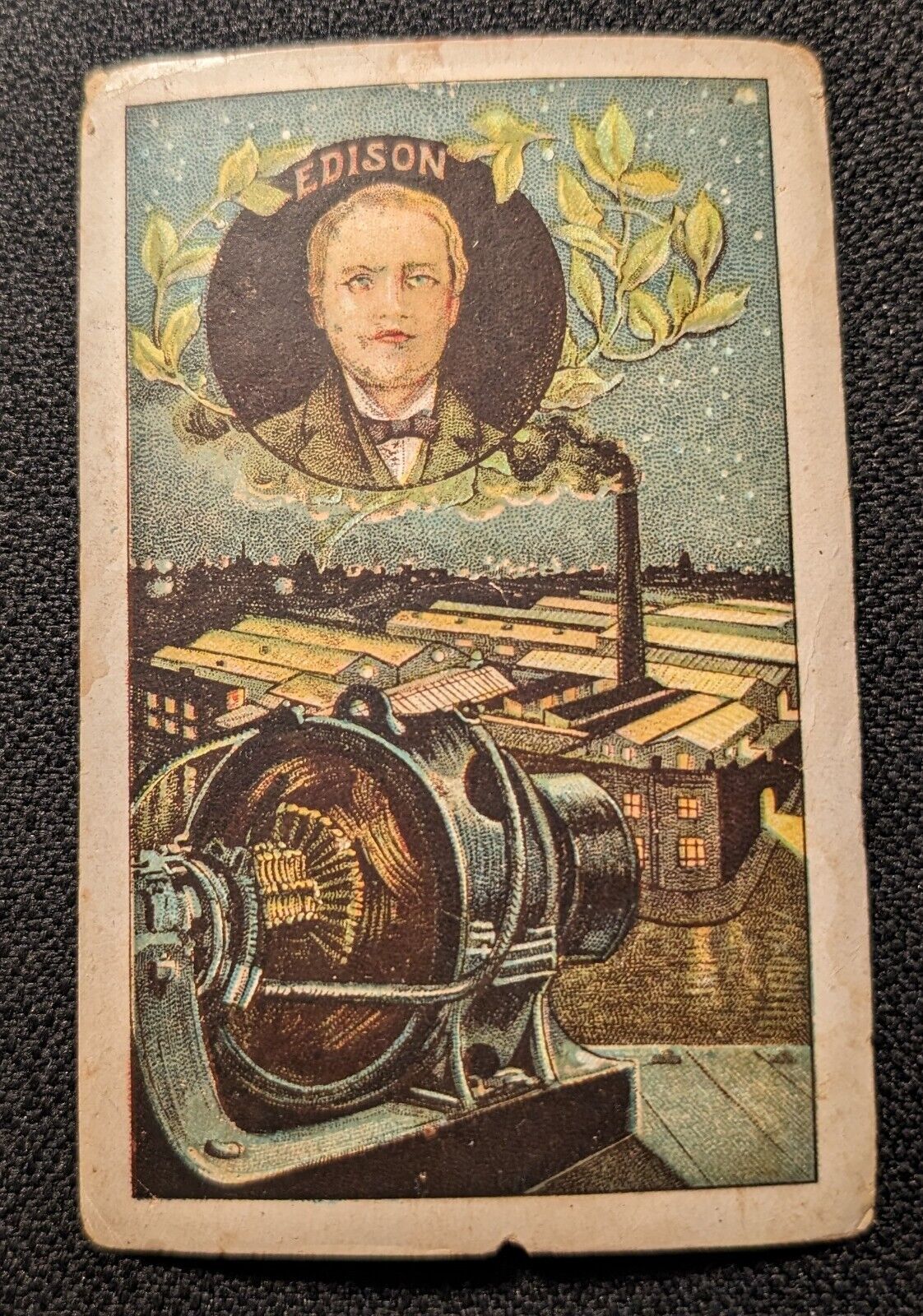 Rare c1920s Thomas Edison Spanish Trade Card