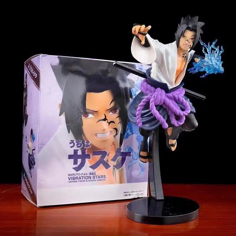 20cm Naruto Anime Sasuke Figure - Uchiha Action Figures NO BOX