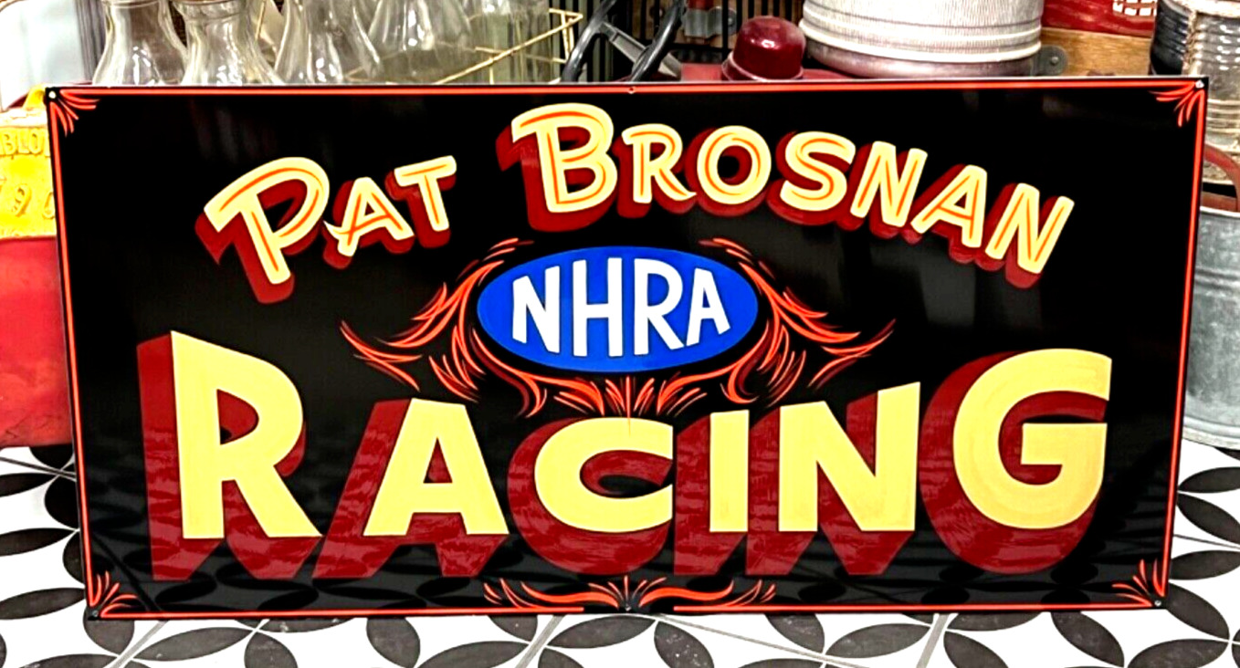 Customized Name HAND PAINTED Sign NHRA Speed Racing Team Hotrod Garage Shop Art