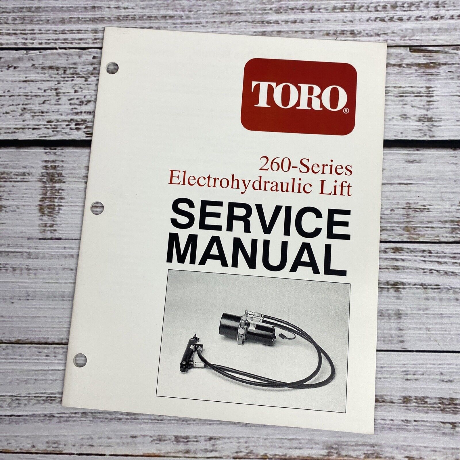 2000 Toro 260 Series Electrohydraulic Lift Service Manual For Its 260 Tractors