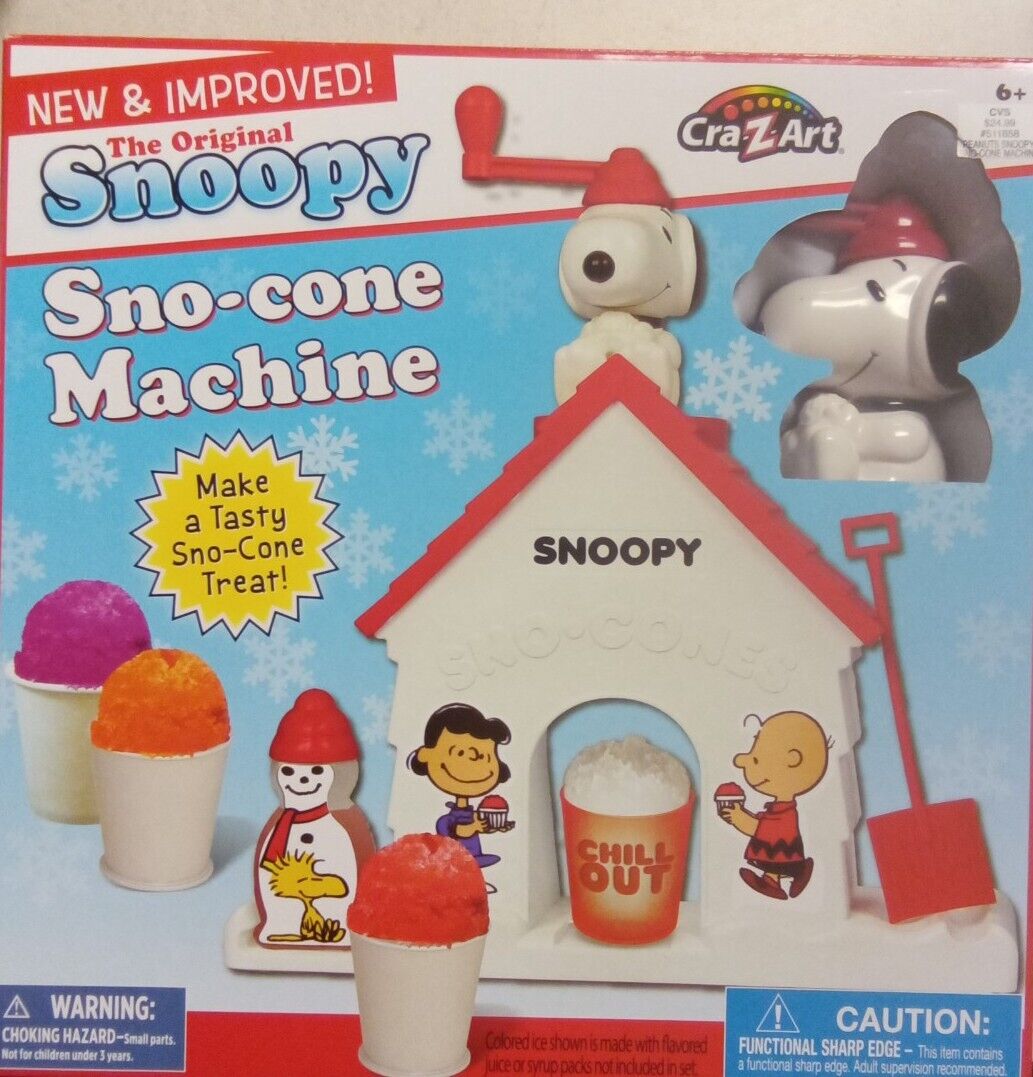 Cra-Z-Art Peanuts The Original Snoopy Sno-Cone Machine.