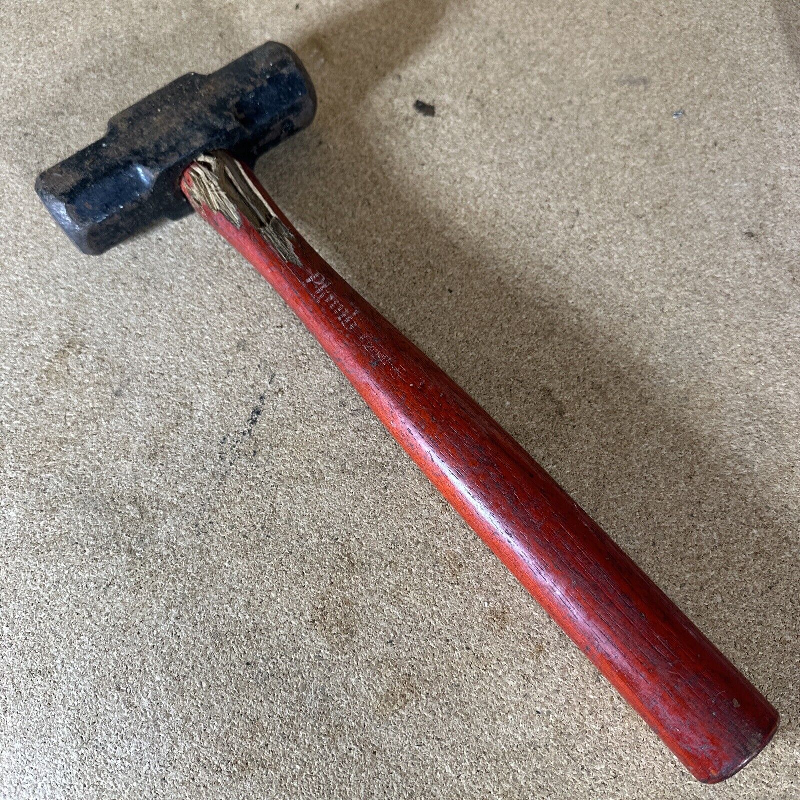 Vintage Plumb Sledge Hammer Hex Head Hammer 2.5 Lb.