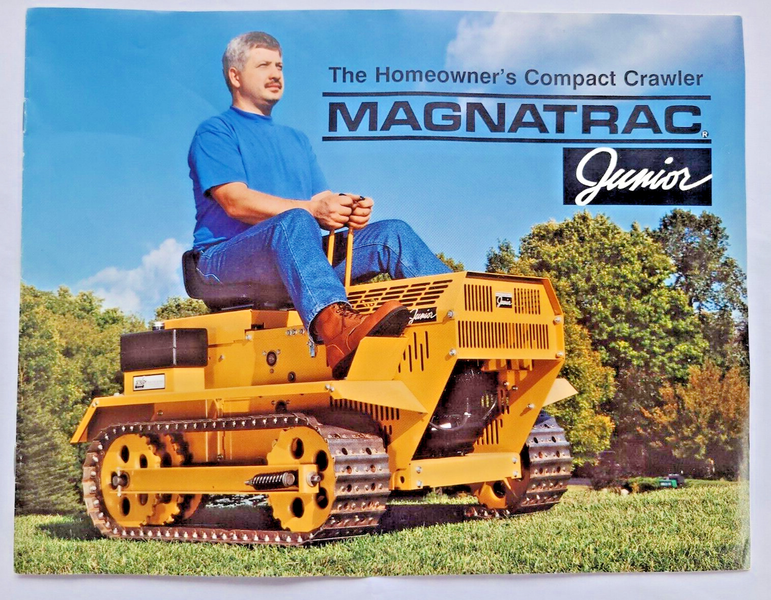 Vintage Struck Corp Magnatrac Compact Crawlers Junior Sales Brochure