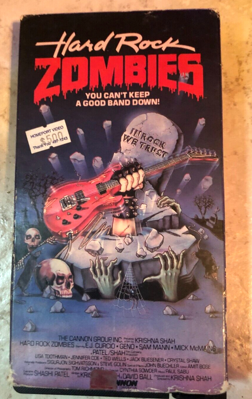 Hard Rock Zombies - Ultra Rare VHS - Cult Classic - Snippet of Film Tested