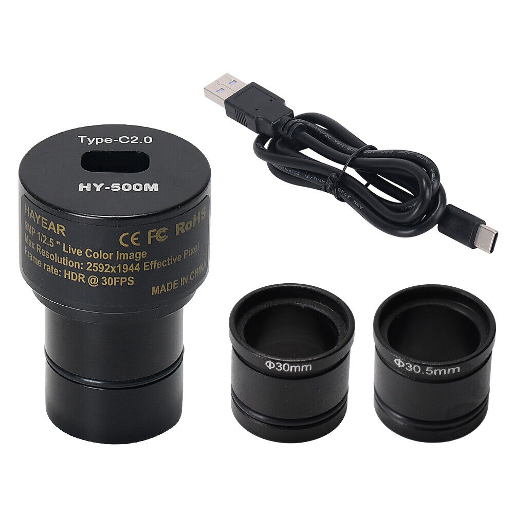 5MP CMOS USB2.0 Microscope Camera Digital Electronic Eyepiece Free Driver X5V5