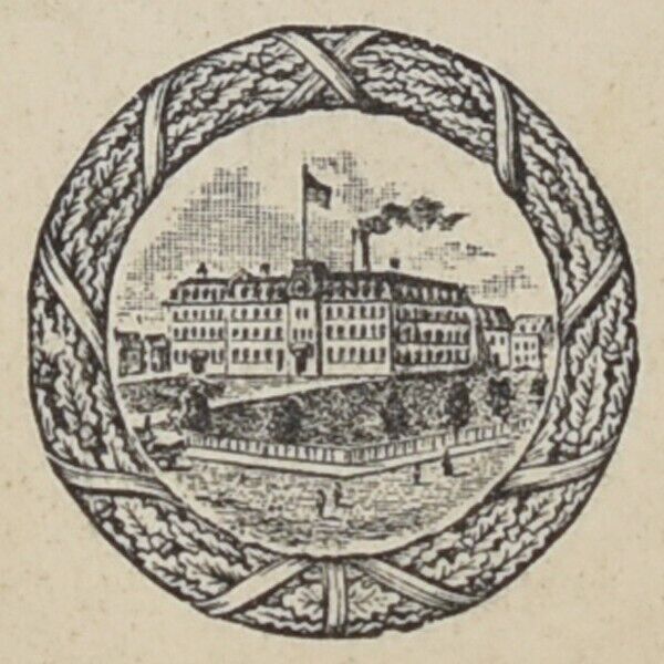 1901 Riverside Press Mutual Benefit Association Dance Card Cambridgeport MA