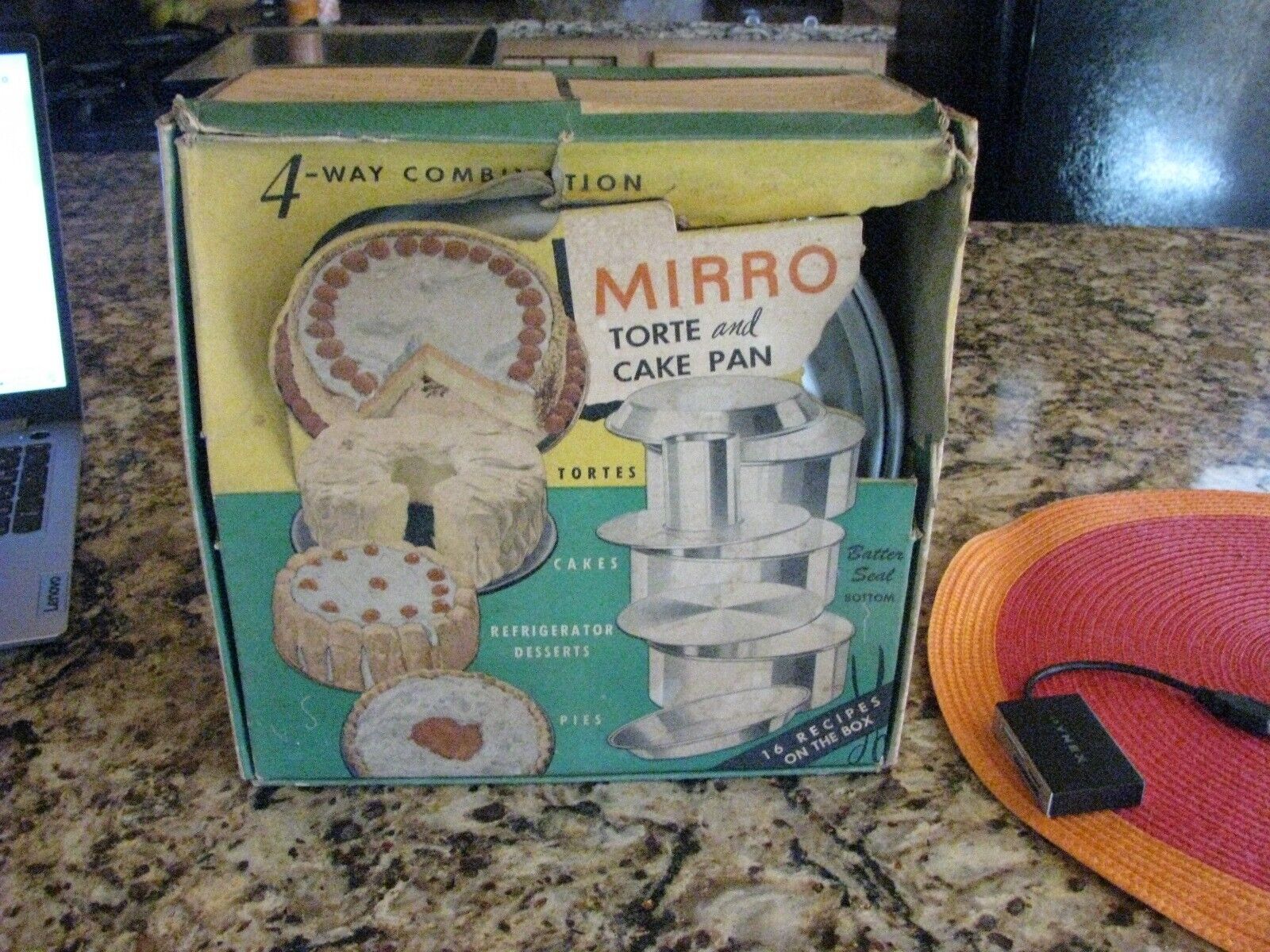 MIRRO Vintage Torte and Cake Pan - 3 Piece Set- Complete in Original Box 
