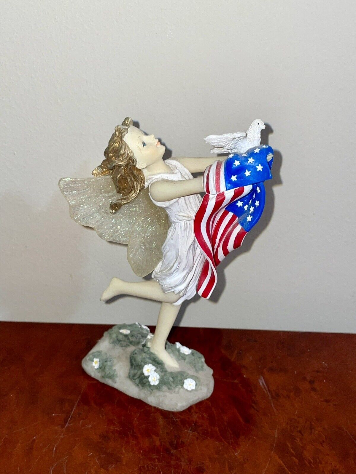 RARE Vintage 2002 The Fairy Collection ‘Liberty’ Painted Porcelain Figurine
