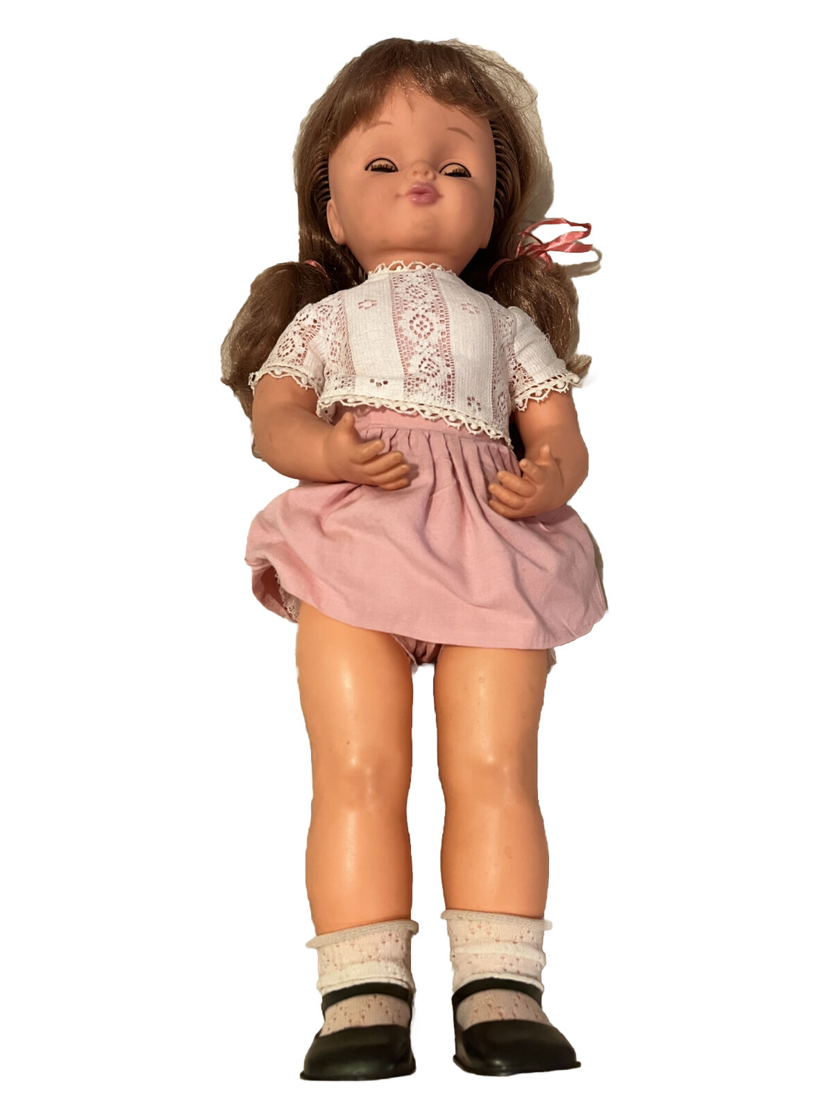 Rare VTG Titti mamma Di Cialdino doll Sebino Rare Doll 20” Lullaby Musical WORKS