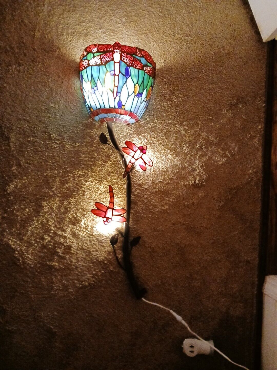 This Is An Absolutely Gorgeous Set. DRAGON FLY WALL Lights, Absolutely Gorgeous 
