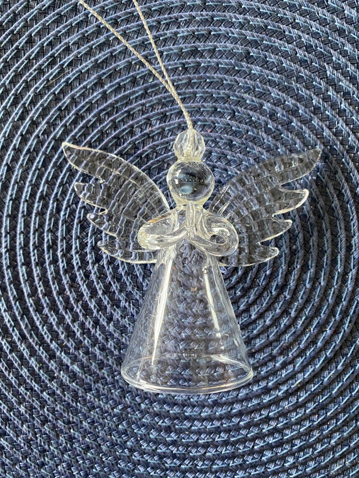 Praying Glass Angel Christmas Ornament Spend $10 for 