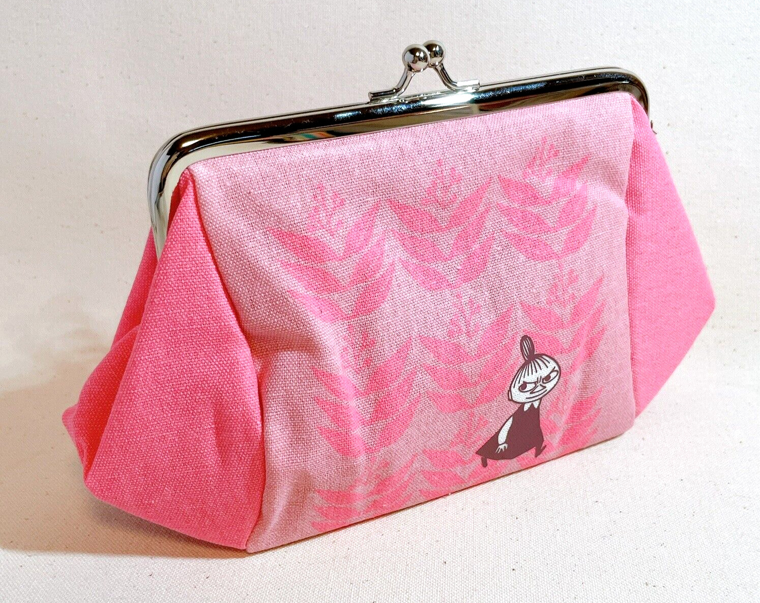 Moomin Little My Fashionable Pink Pouch Japanese From Japan 2023 Gamaguchi