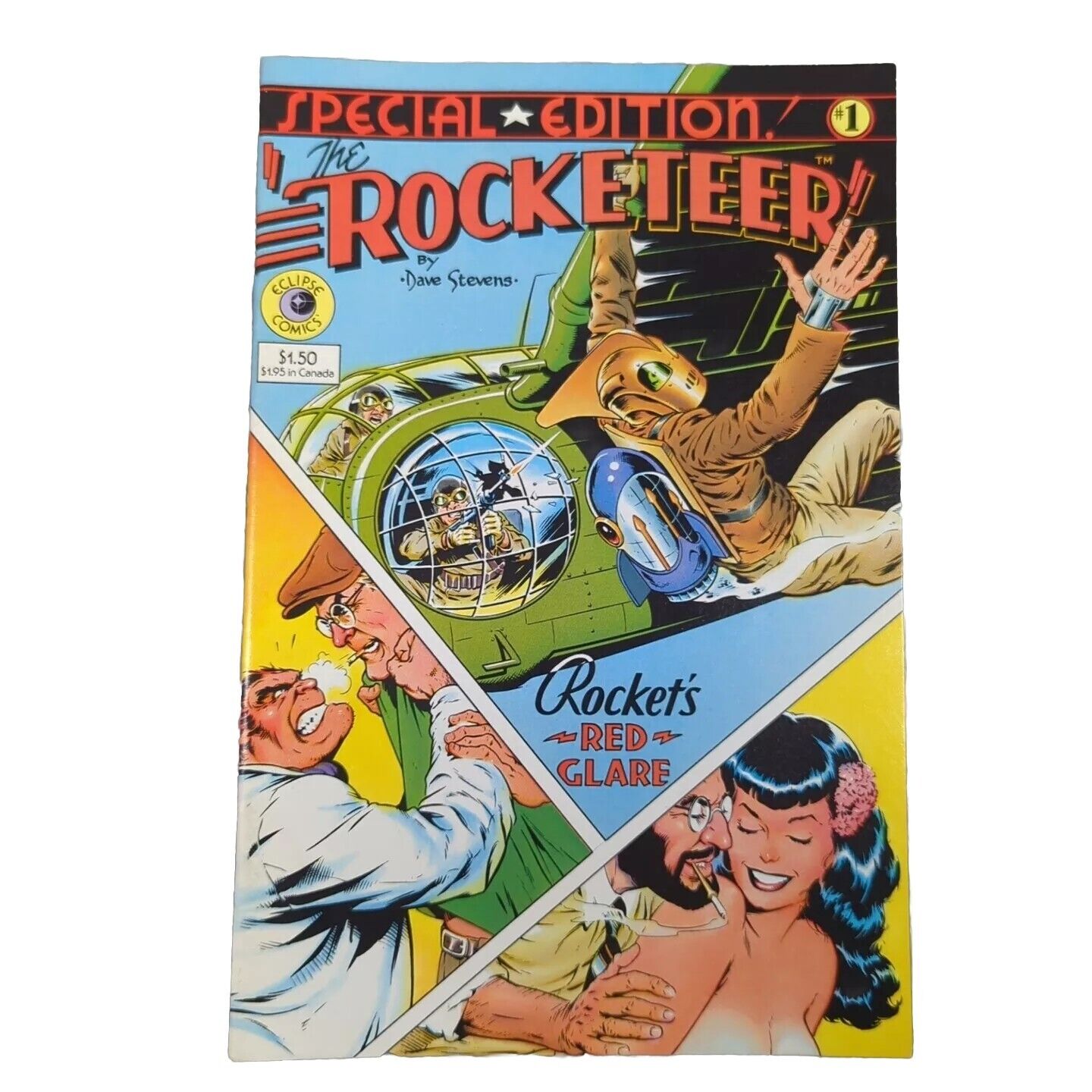 The Rocketeer Eclipse Comics Special Edition, Pacific Presents On the Spot 1982,