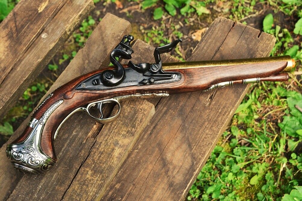 George Washington 1748 Flintlock Pistol - Colonial Revolutionary - Denix Replica