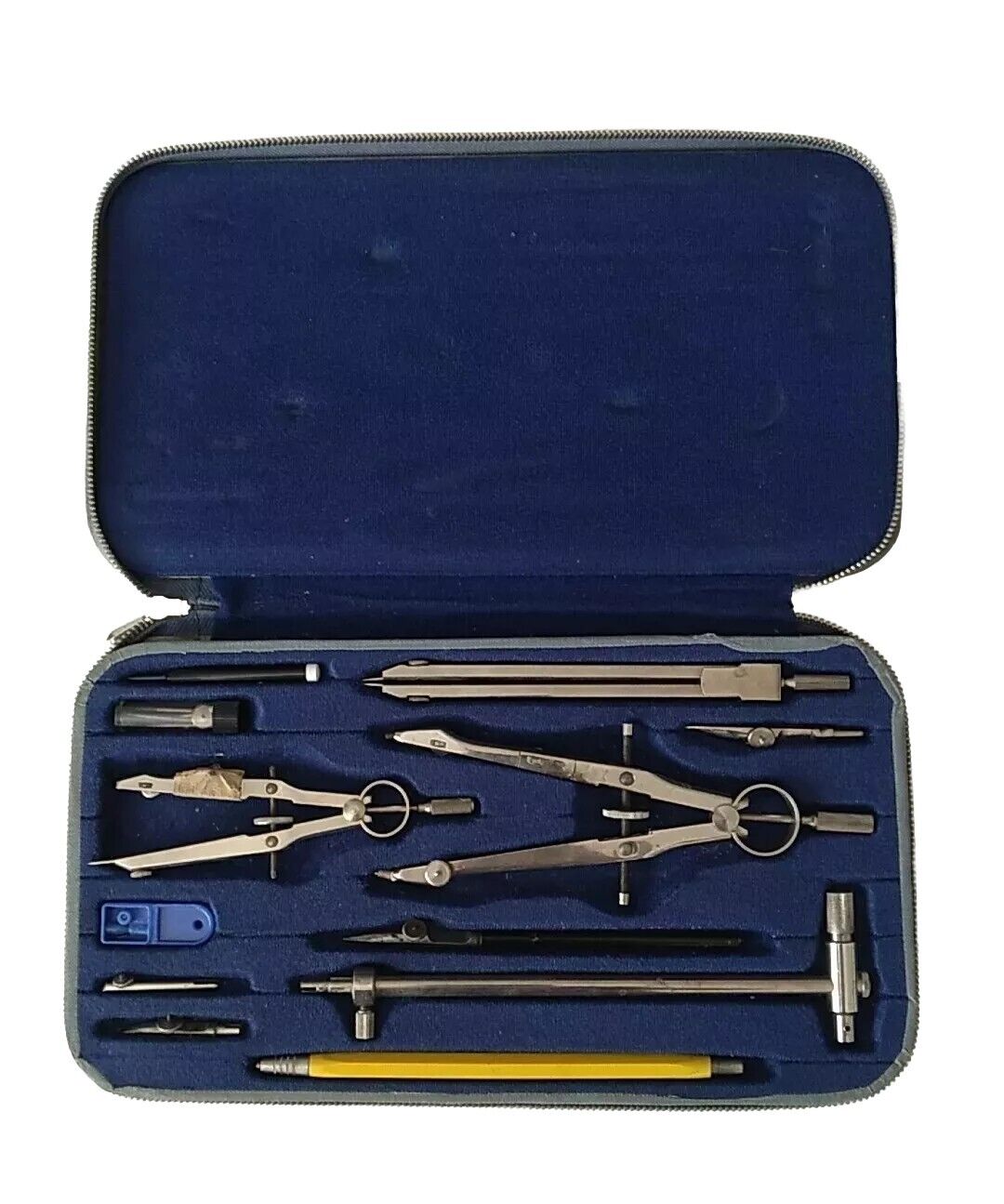 Vintage Lietz 3015 - 44 German Drafting Tool Set w/case 12 Pieces