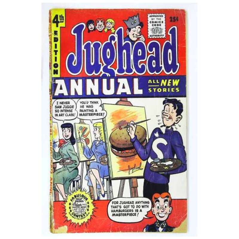 Archie's Pal: Jughead Annual #4 in Very Good minus condition. Archie comics [i{