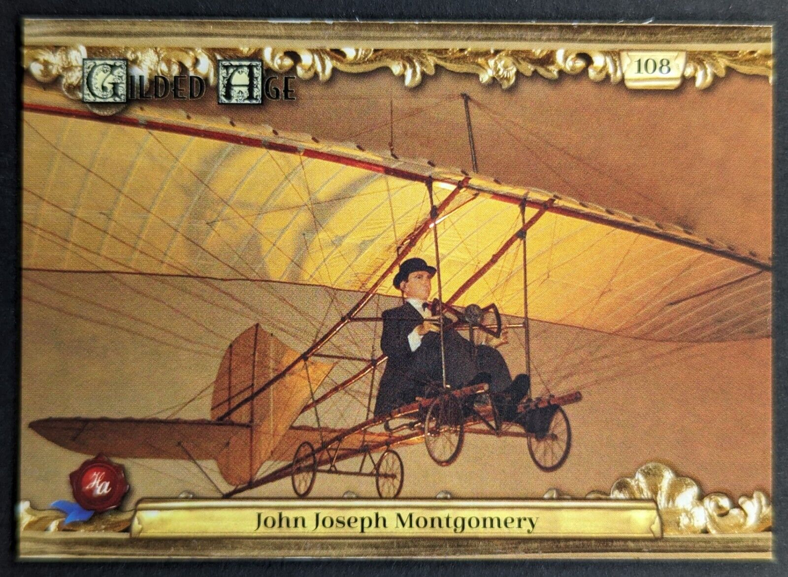 John Joseph Montgomery Inventor Engineer 2022 History's Gilded Age Card #108 NM