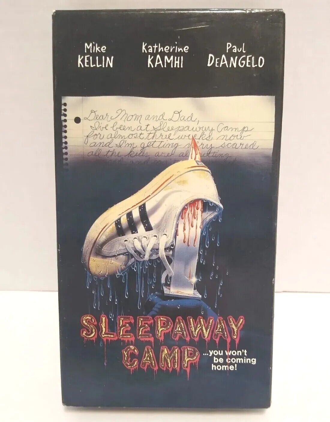 Sleepaway Camp VHS Vintage 1983 Anchor Bay 2000 Mike Kellin Horror Movie Cult