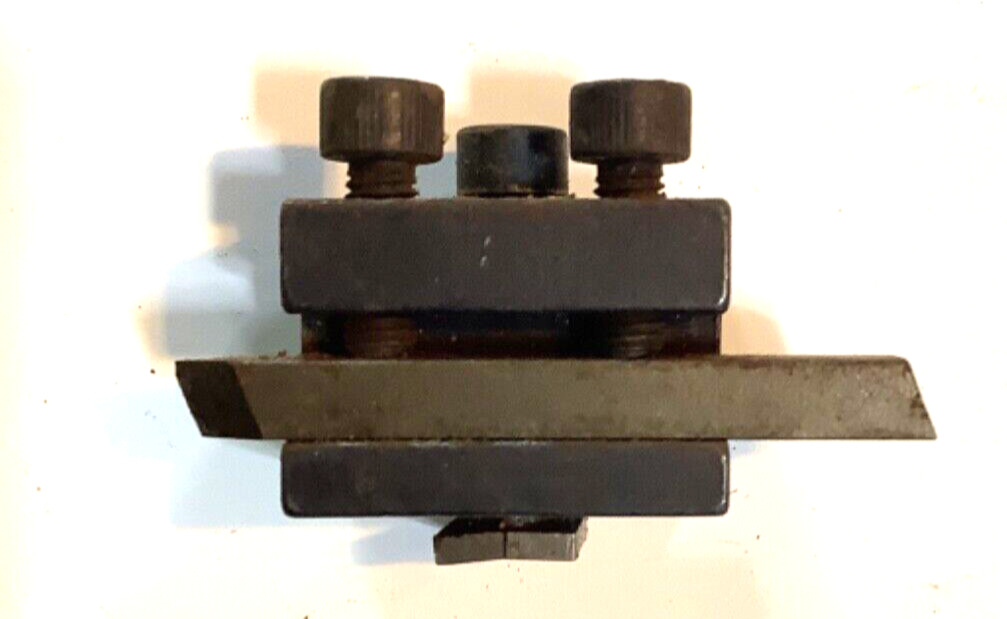 (d) Vintage Unimat SL1000 tool holder