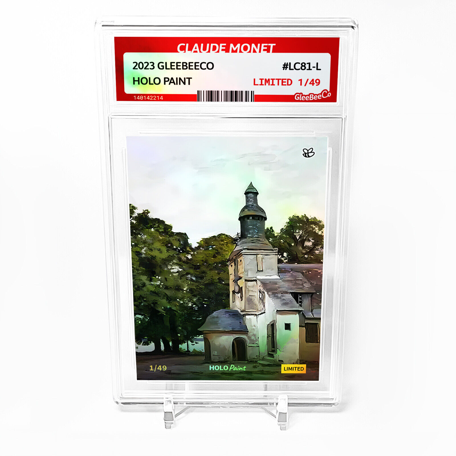 LA CHAPELLE DE NOTRE-DAME-DE-GRACE Claude Monet Card 2023 GleeBeeCo #LC81-L /49